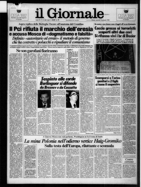 Il giornale nuovo : quotidiano del mattino